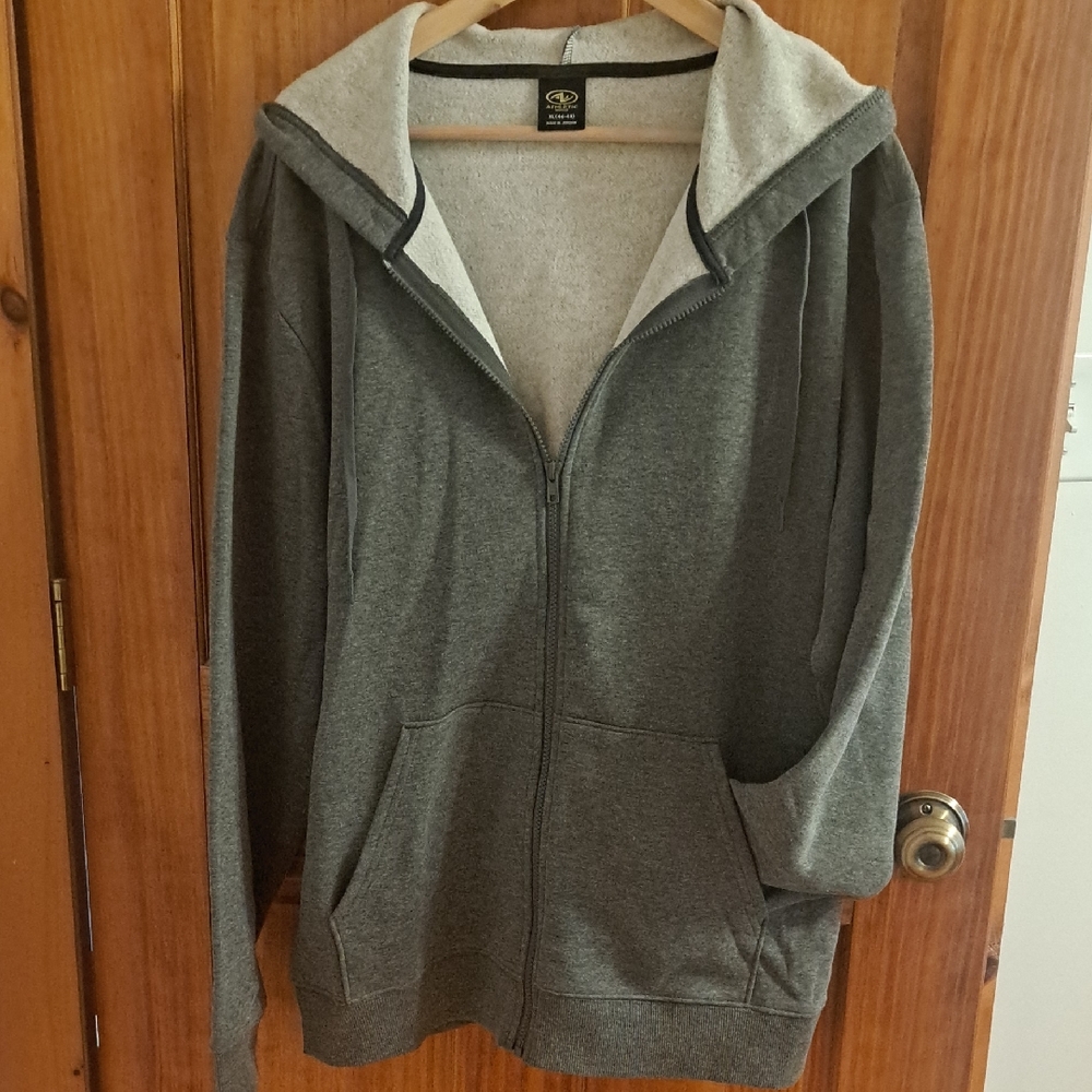 Athletic Works Gray Zip-Up Hoodie